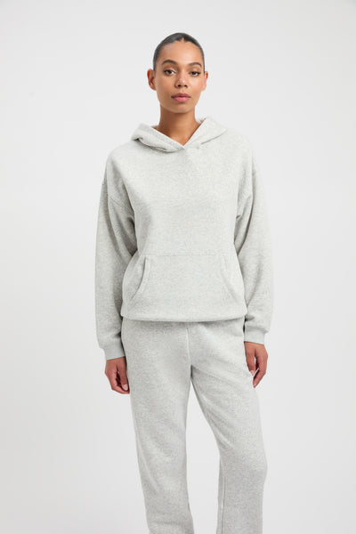Buy Brushed Williams Hoodie Light Grey Marle Online | Australia