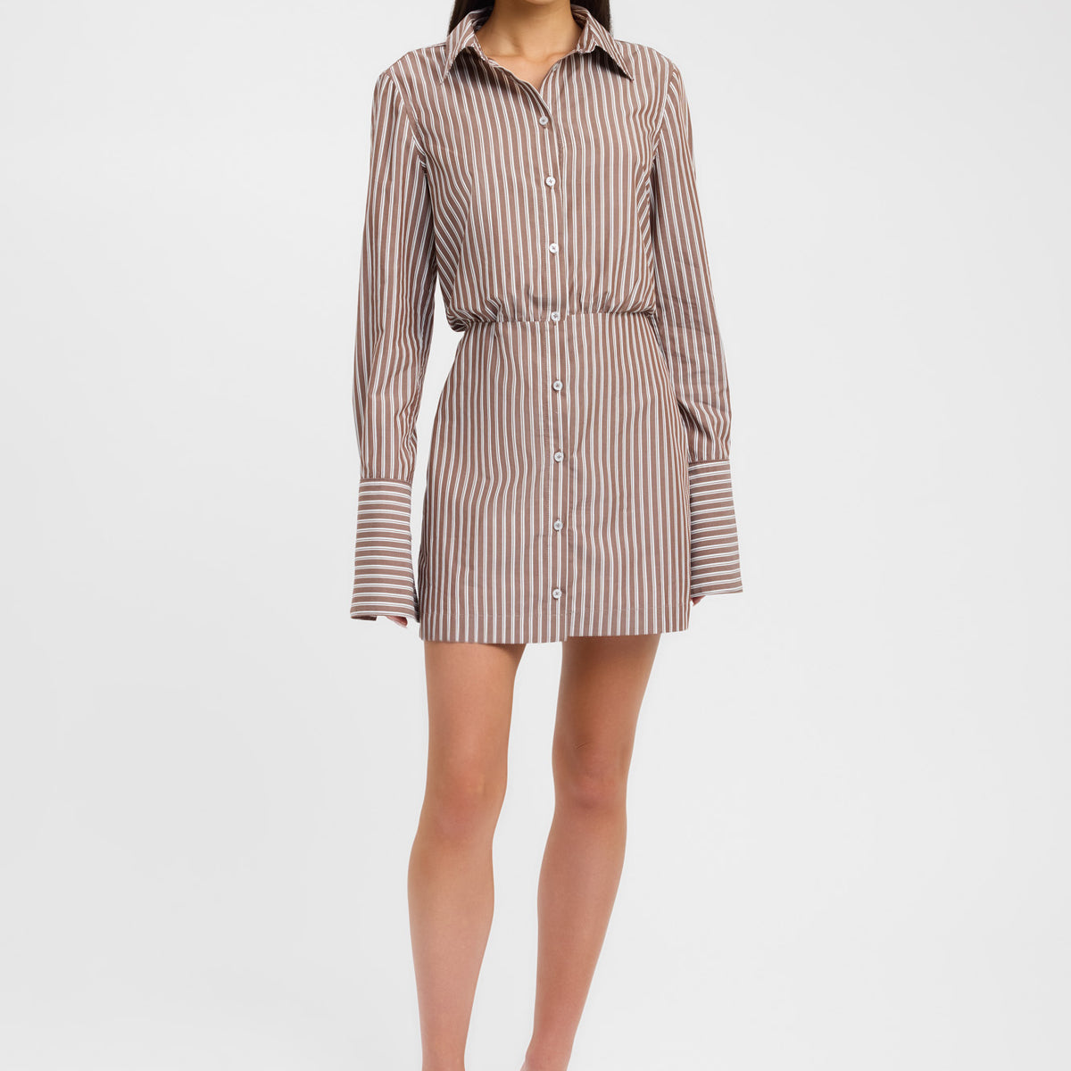 kookai white shirt dress KOOKAI MILLy SHIRT DRESS WHITE SZ 34 BNWT FREE POST (h31