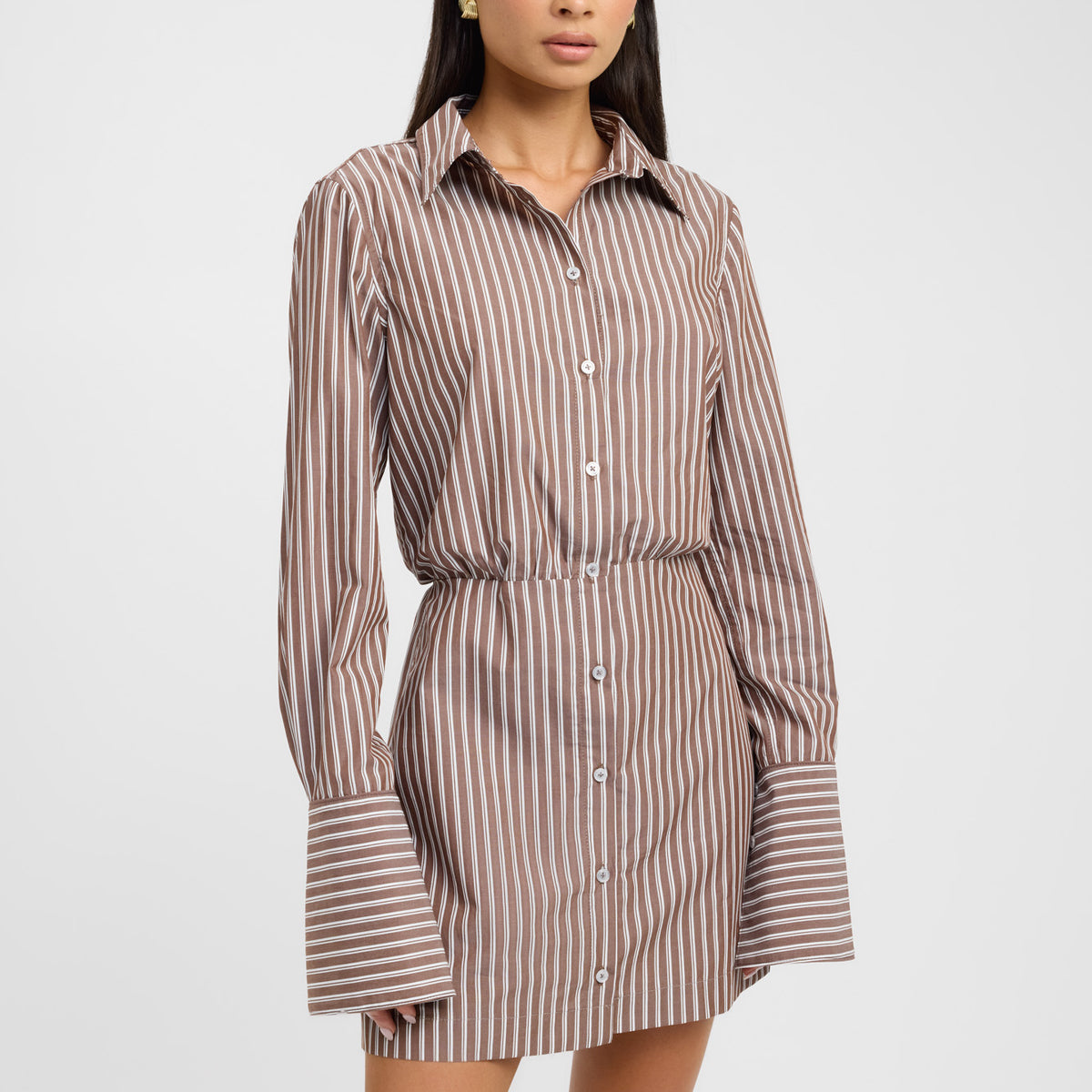 kookai shirt dress Oyster Shirt Dress