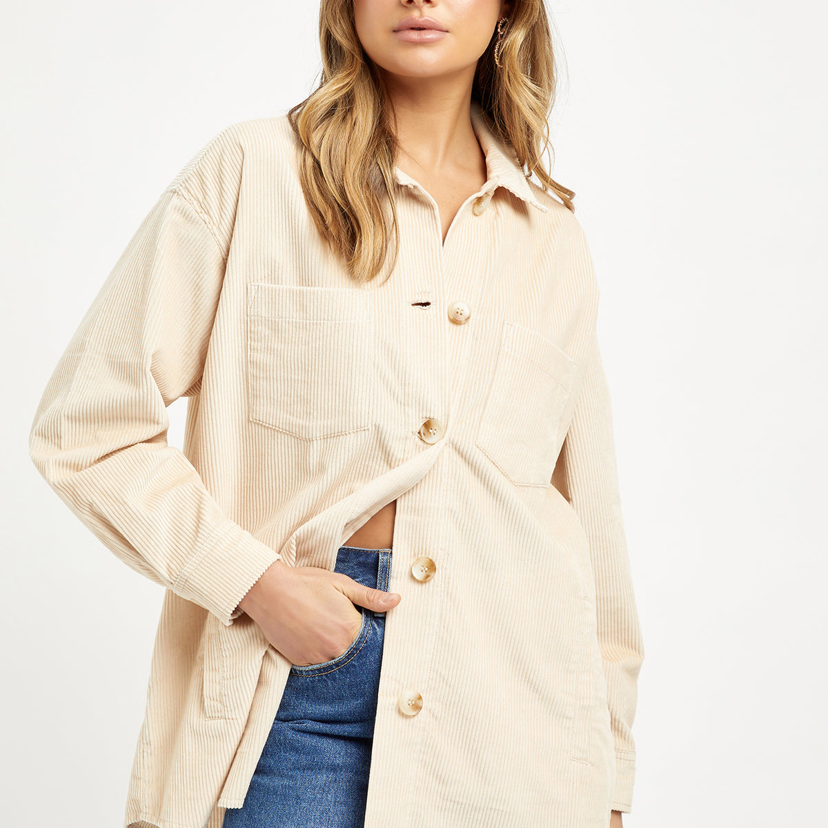 Light Cord Shacket – KOOKAÏ Australia