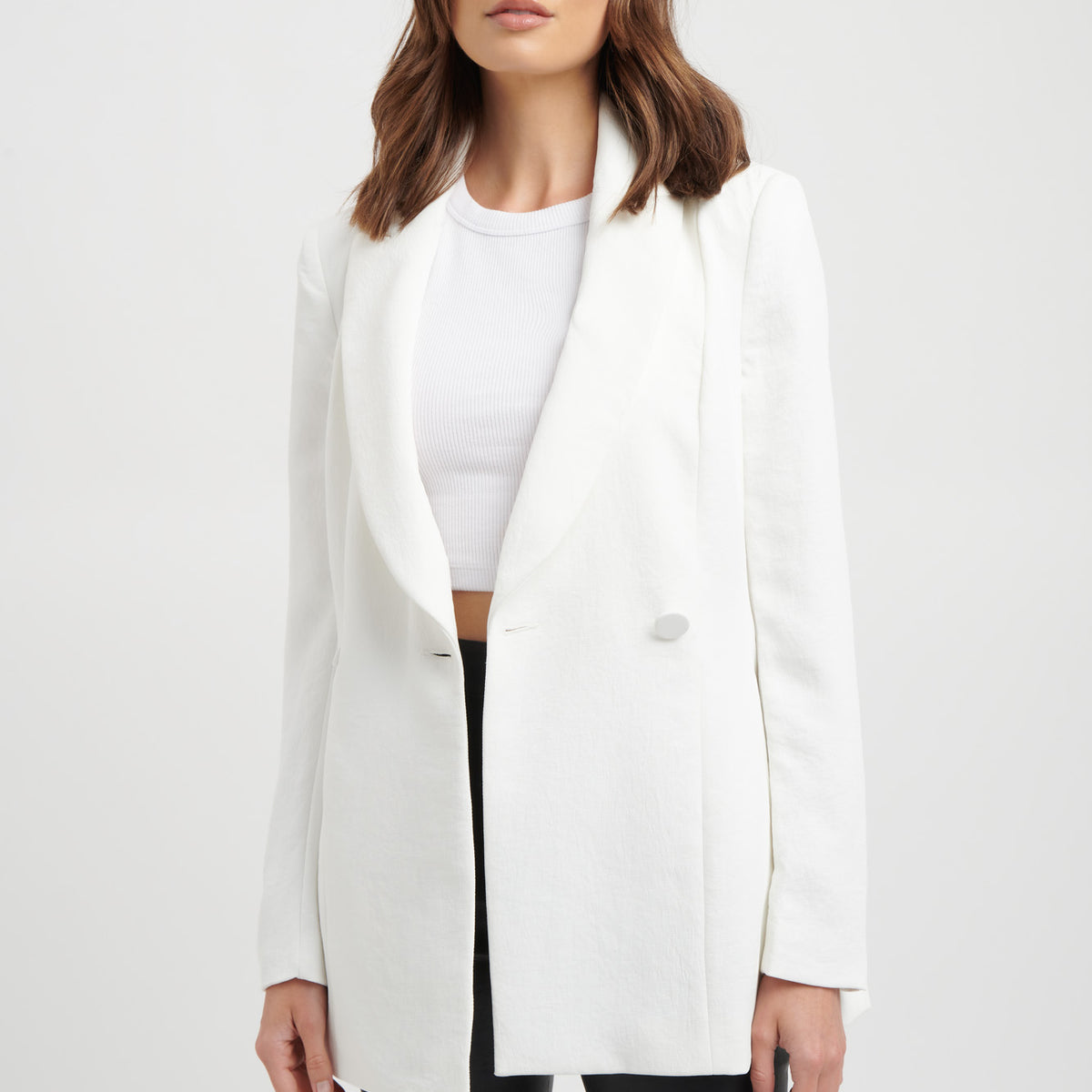 Buy Oyster Slim Blazer Natural White Online KOOKAÏ Australia