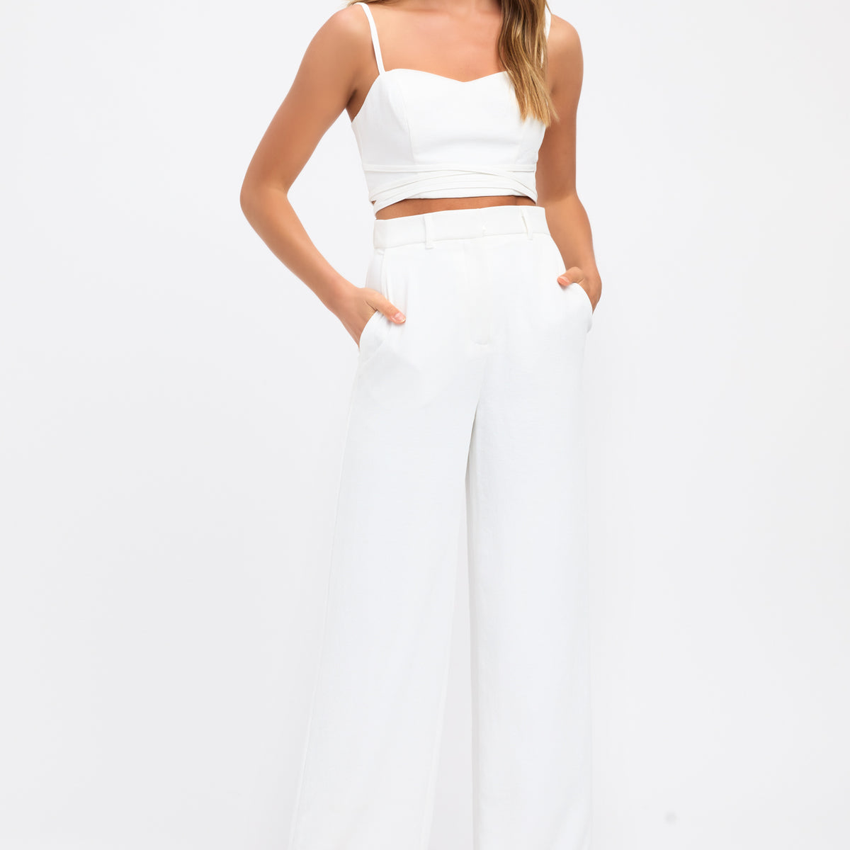 Buy Oyster Long Line Pants Natural White Online KOOKAÏ Australia