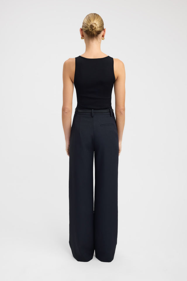 back Serenity Scoop Tank Kookai Fitted Scoopneck Sleeveless Womens-Blouse 