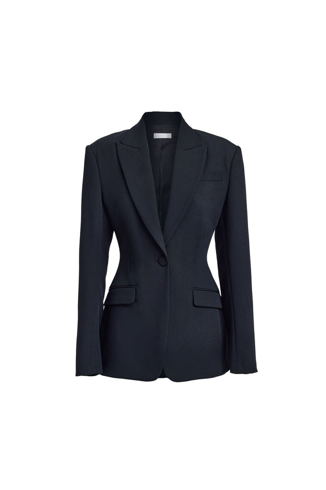 Ariel Contour Blazer Kookai Long sleeve Blazer Full length womens-coats-and-jackets 