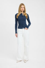 Bec Button Long Sleeve Top