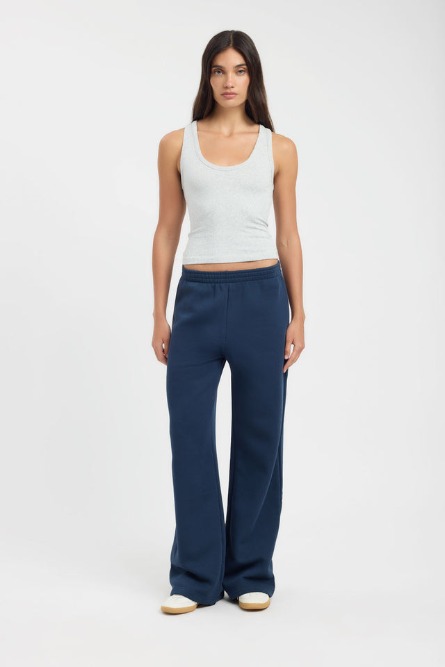 front Brushed Tate Pant Kookai Wide-leg Mid-rise womens-regular-pants 