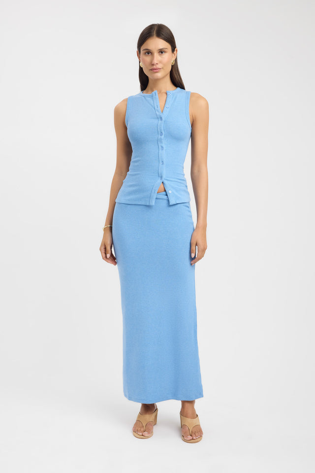 side Carter Maxi Skirt Kookai Straight Maxi womens-skirts 