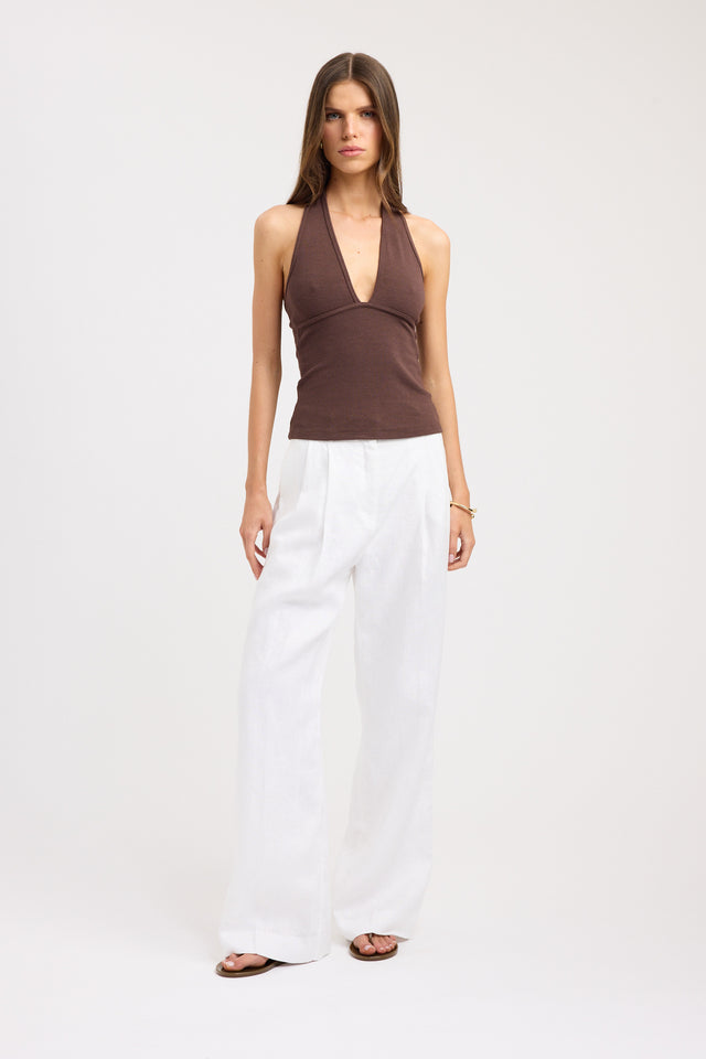 Caity Tank Kookai Relaxed Strapless Plunge womens-singlets 