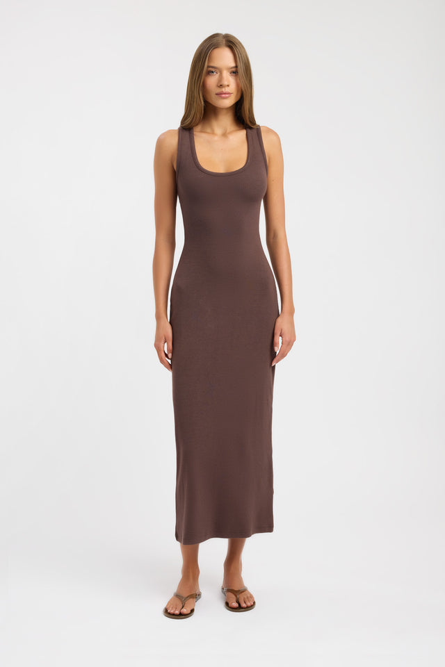 Cammy Maxi Dress Kookai Straight Maxi Fitted Sweetheart womens-dresses 