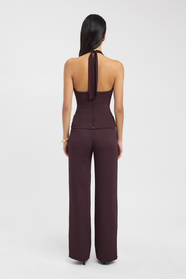 back Oyster Core Low Rise Pant Kookai Wide-leg High-rise womens-regular-pants 