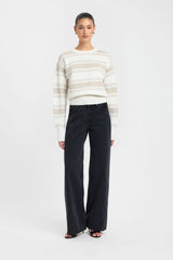 Dalton Stripe Crew Jumper