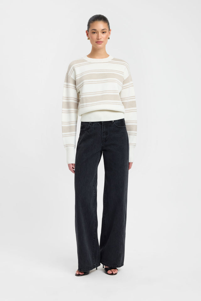 Dalton Stripe Crew Jumper