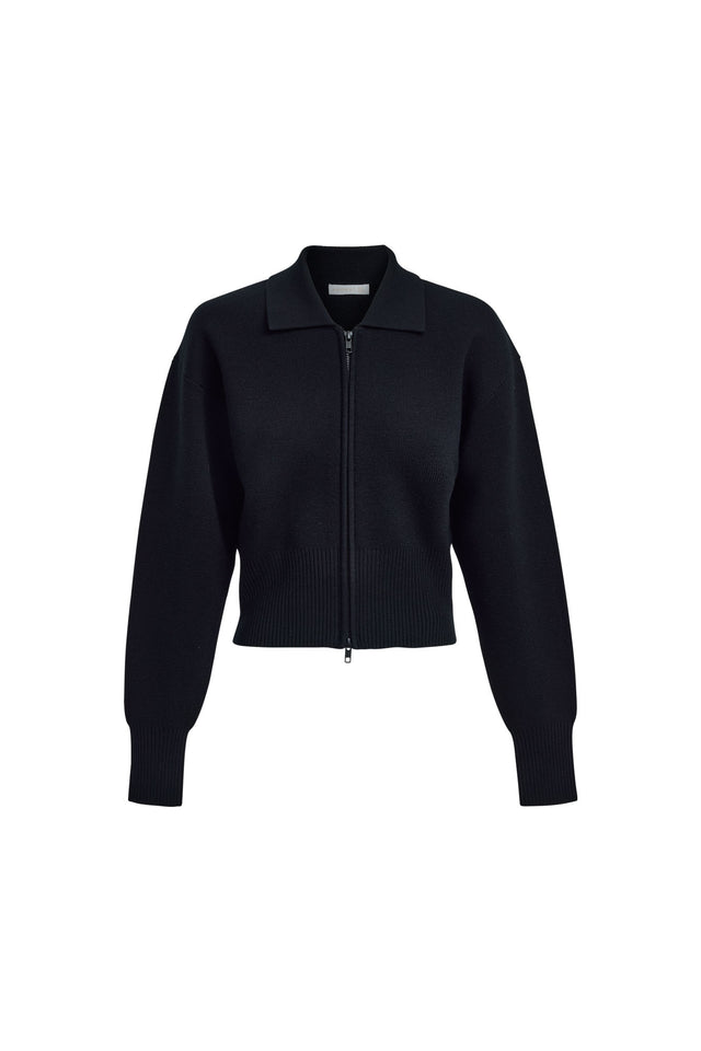 side Dalton Collared Cardigan Kookai Relaxed Straight Long sleeve Womens-Blouse 