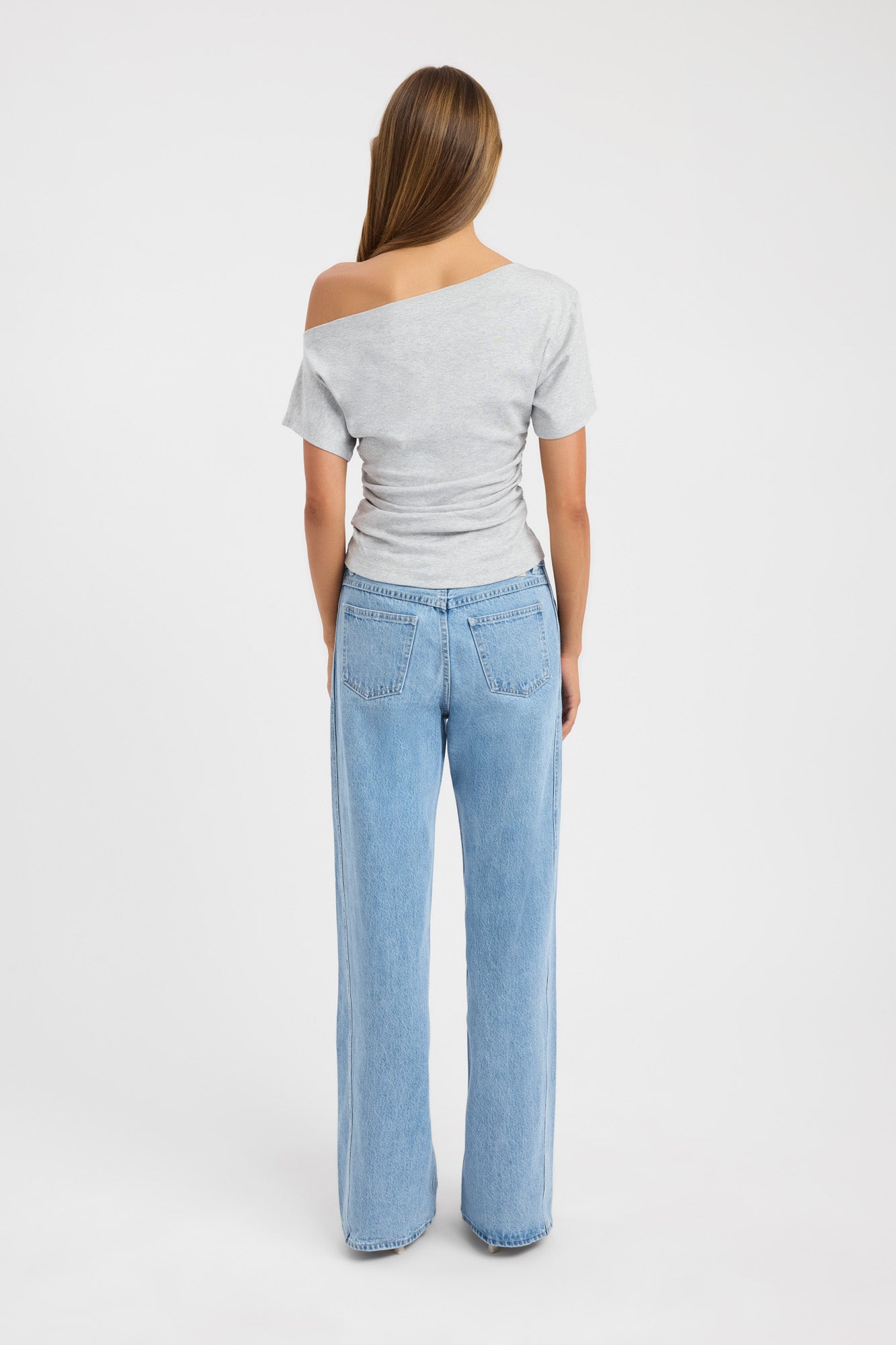 トップス meer. SHOULDER GATHERED TOP(BLE GRY) Nova Off Shoulder Tee – KOOKAÏ Australia