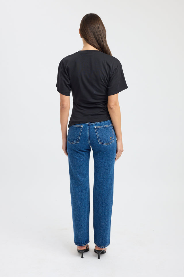 back Nova Tee Kookai Relaxed Roundneck Short sleeves Womens-Blouse 