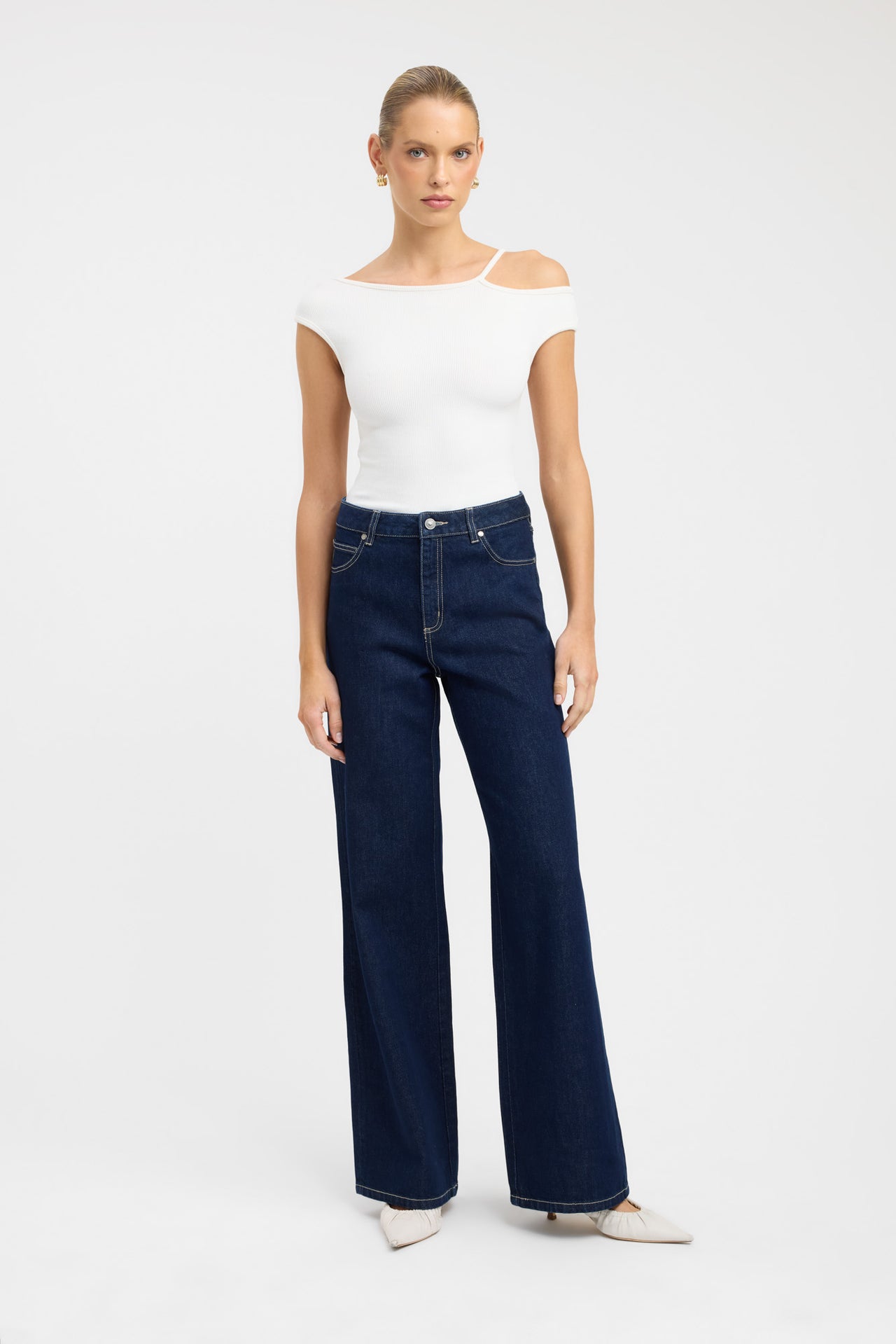 Kai Straight Leg Jeans Dark Blue