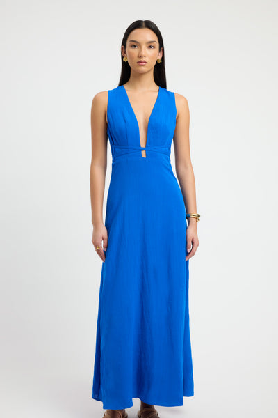 Buy Hayman Deep Vee Dress Cobalt Online | Australia
