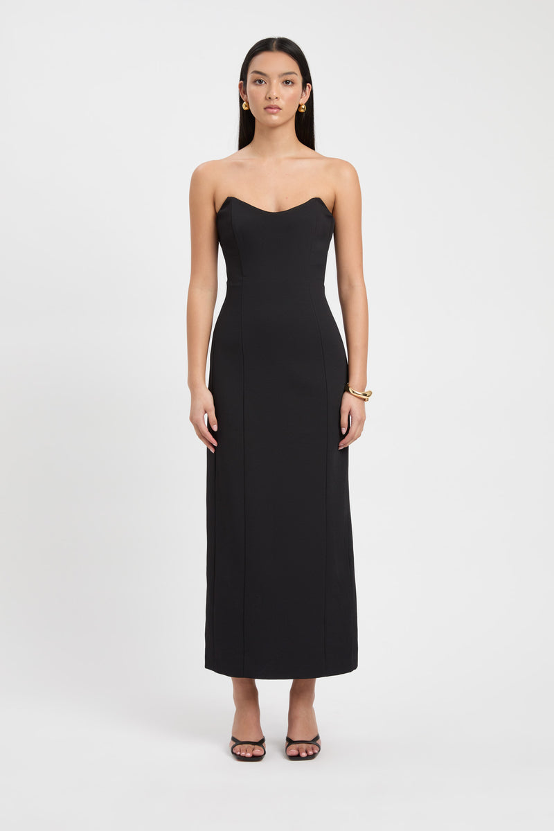 Buy Oyster Strapless Dress Black Online Australia