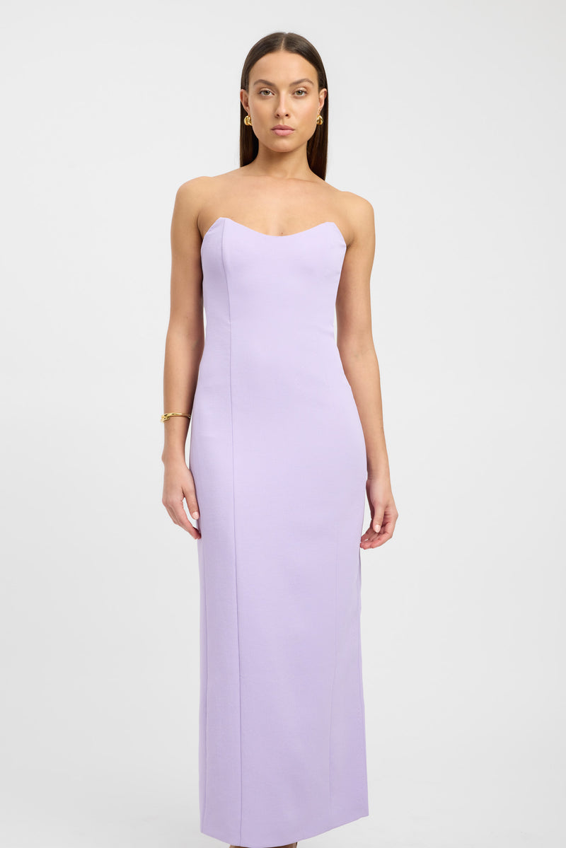 Buy Oyster Strapless Dress Lilac Online Australia
