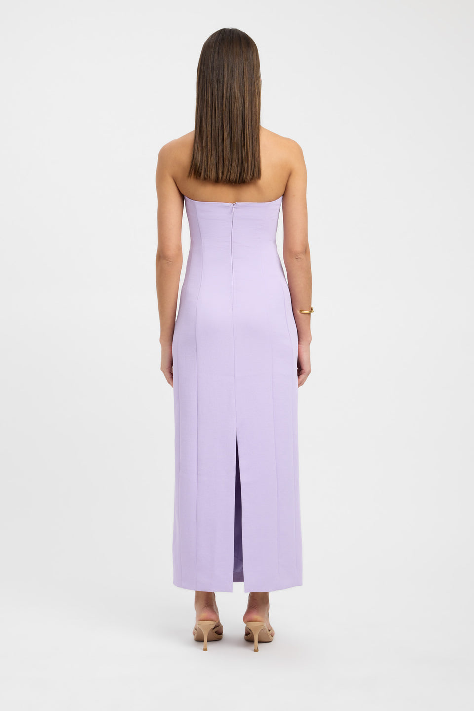 Buy Oyster Strapless Dress Lilac Online Australia