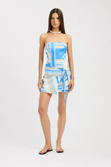 Meadow Wrap Mini Dress