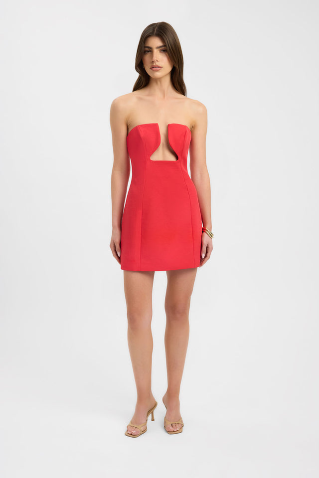 Ariel Low Cut Mini Dress