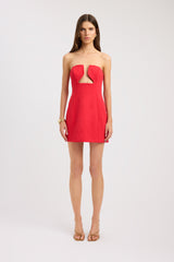 Ariel Low Cut Mini Dress