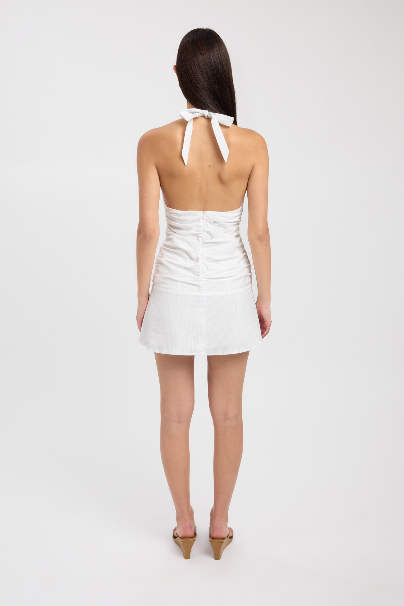 kookai white halter dress KOOKAI WHITE HALTER DRESS  SIZE: 0 - never worn