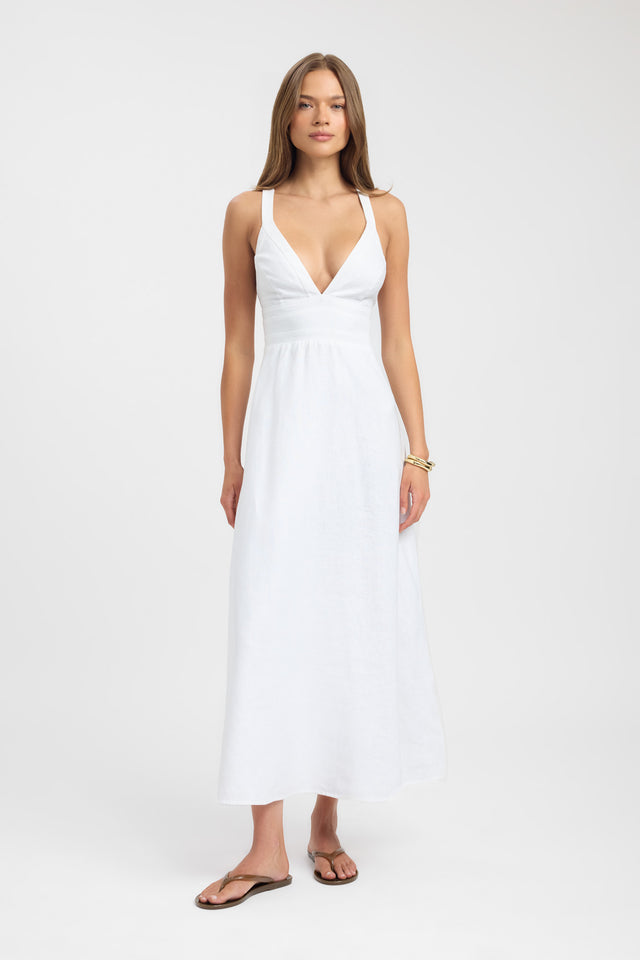 Palm Vee Maxi Dress KOOKA Australia Palm Vee Maxi Dress KOOKA Australia