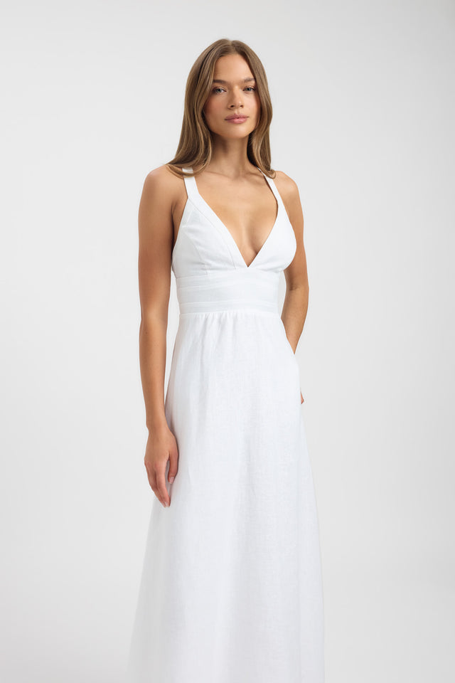 Palm Vee Maxi Dress KOOKA Australia Palm Vee Maxi Dress KOOKA Australia