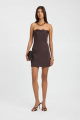 Ariel Strapless Lace Mini Dress