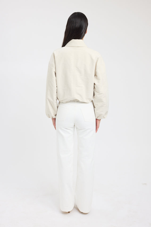 back Kora Collared Jacket Kookai Long sleeve Regular Short black womens-coats-and-jackets 