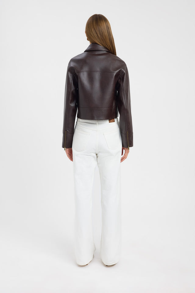 Heavy Phoenix Jacket Kookai Long sleeve Biker Regular womens-coats-and-jackets 