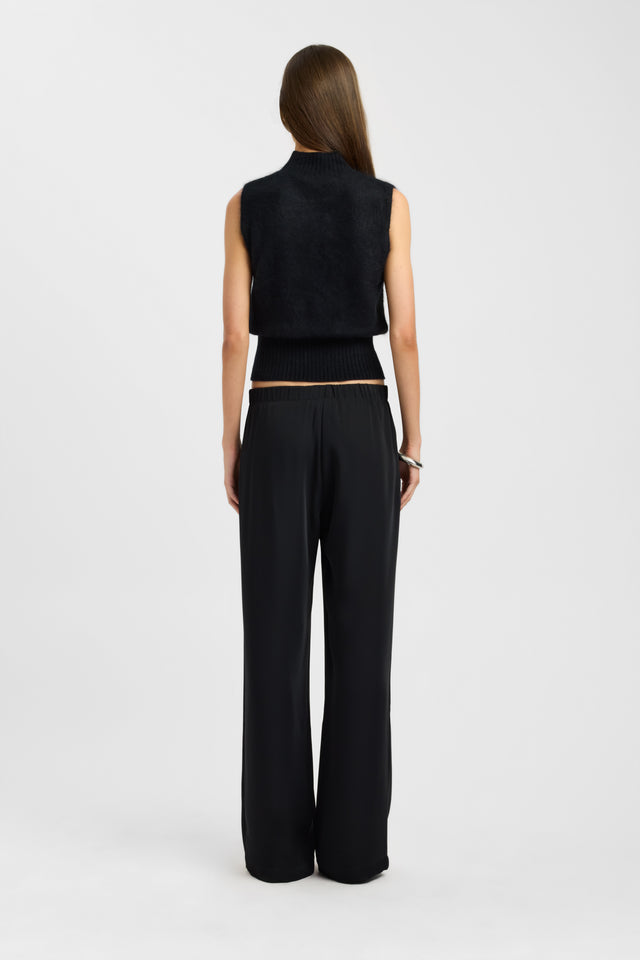back Geneva Tank Kookai Fitted Boatneck Sleeveless Womens-Blouse 