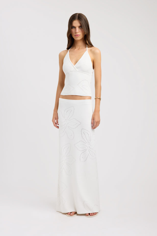 front Cancun Maxi Skirt Kookai Straight Maxi womens-skirts 