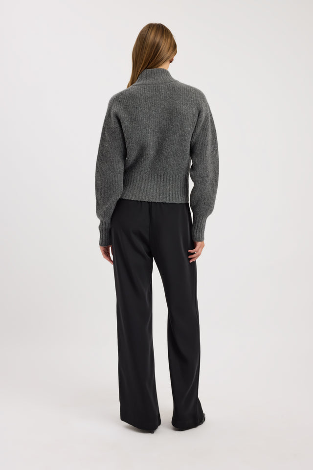 back Irina Zip Cardigan Kookai Long sleeve Regular womens-coats-and-jackets 