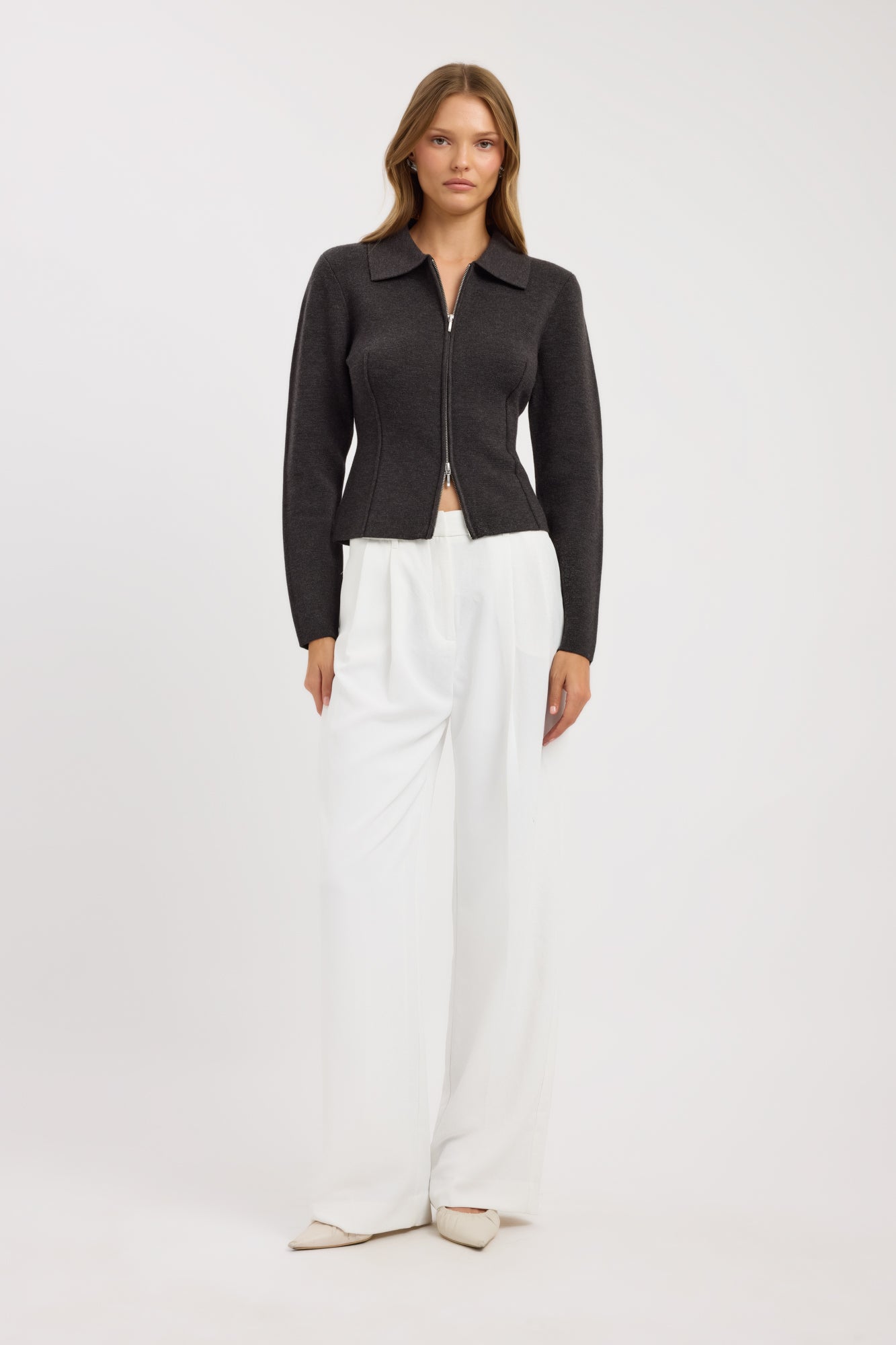 Ziggy Zip Knit Cardigan – KOOKAÏ Australia