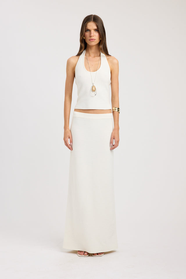 side Florida Tank Kookai Fitted Scoopneck Sleeveless Womens-Blouse 