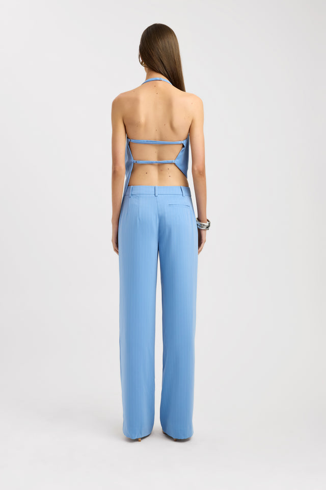 back Oslo Open Back Top Kookai Relaxed Cowlneck Sleeveless Womens-Blouse 