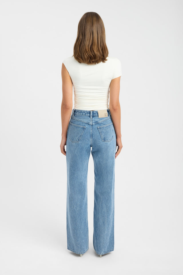back Kai Straight Leg Jean Kookai Regular Mid-rise womens-regular-pants 