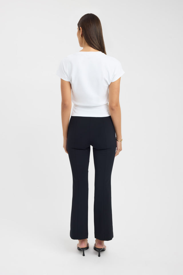 back Cosmo Tee Kookai Fitted Roundneck Short sleeves Womens-Blouse 