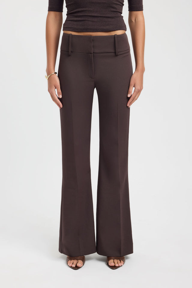front Ariel Waistband Pant Kookai Regular Low-rise womens-regular-pants 