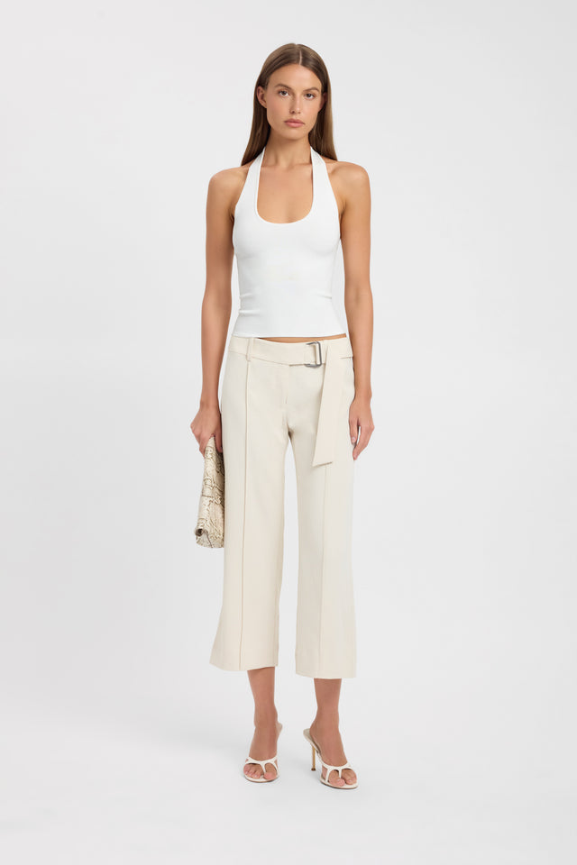 Opal Pin Tuck Capri