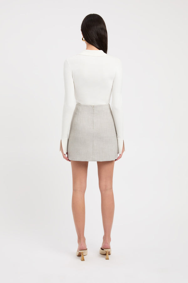 Buy Darcy Mini Skirt Grey Marle Online Australia