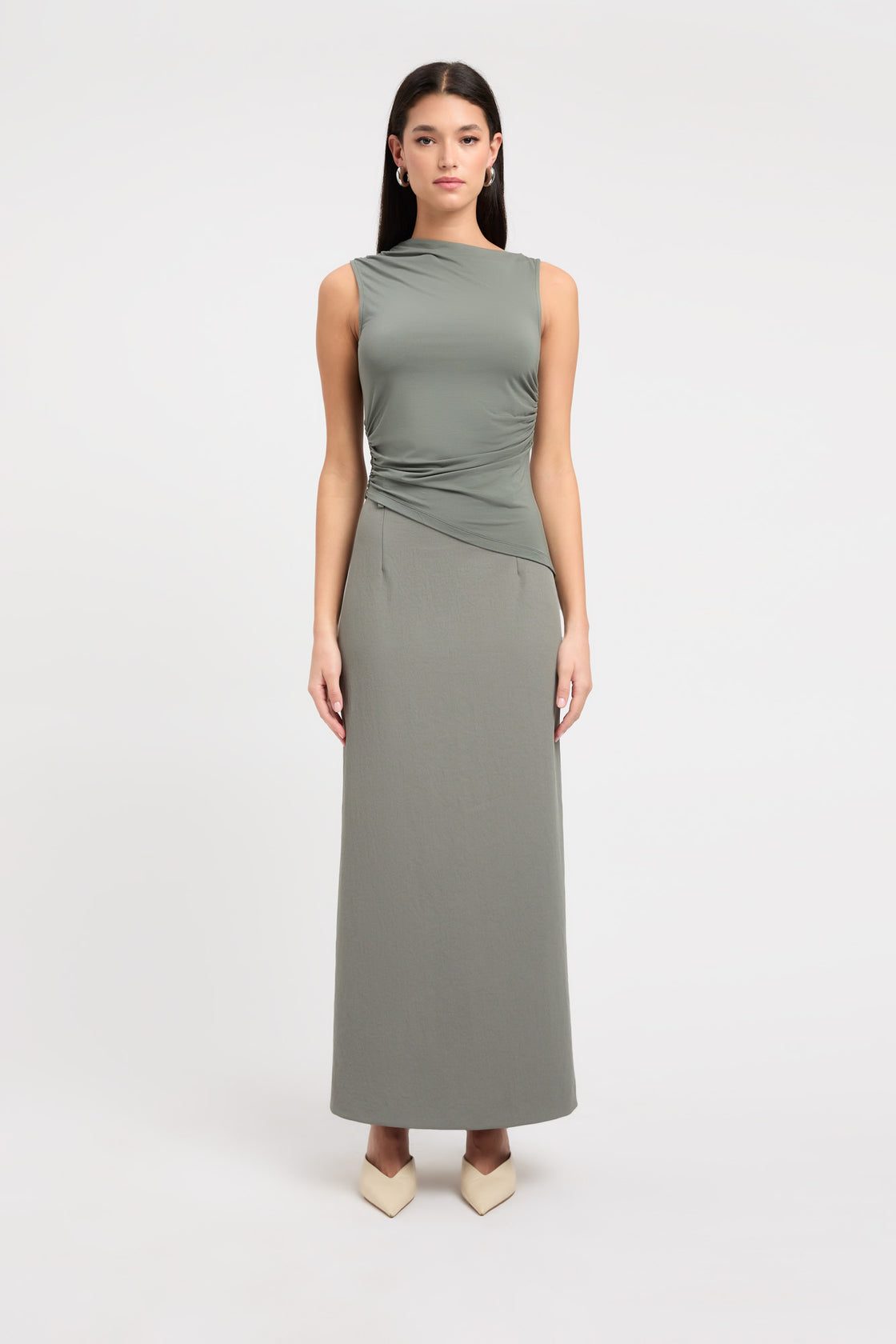 Buy Ariel Midi Skirt Agave Green Online Australia