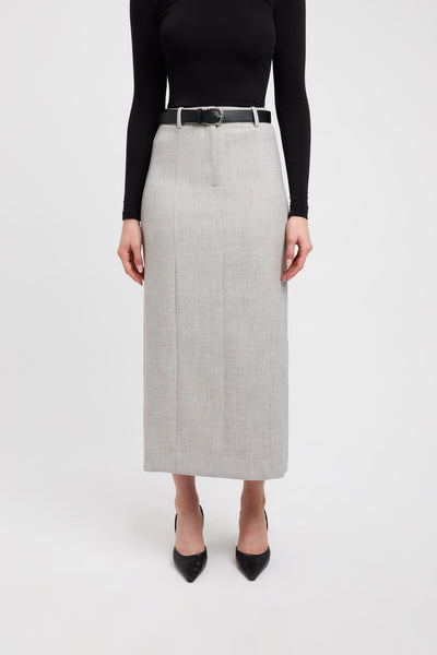 Buy Darcy Staple Midi Skirt Grey Marle Online | Australia