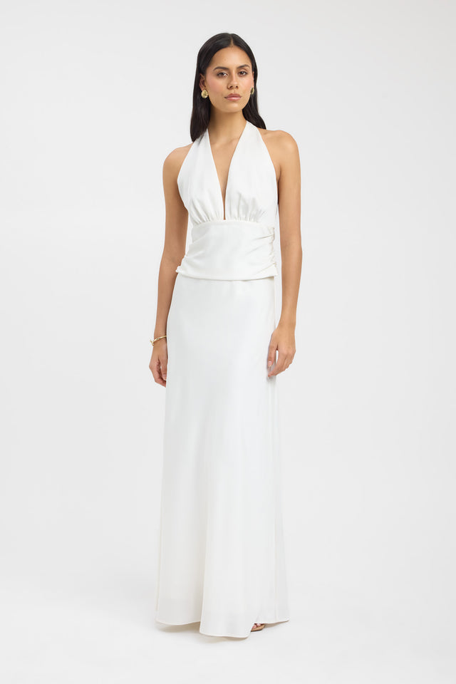 side Palermo Maxi Skirt Kookai Straight Maxi womens-skirts 