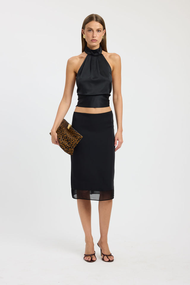 Maria Chiffon Midi Skirt