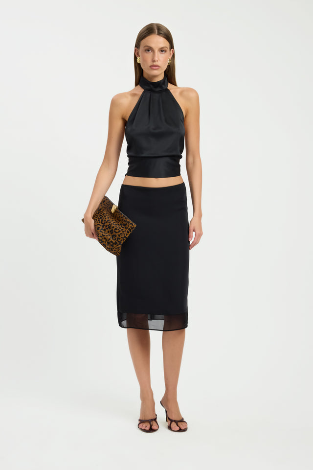 Maria Chiffon Midi Skirt