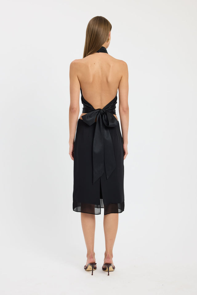 Maria Chiffon Midi Skirt